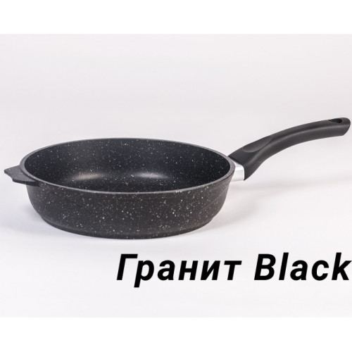 Сковорода 26см антипригарное покрытие Гранит black 26802