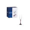 Набор бокалов для шампанского ЭТАЛОН ЛИЛАК 6шт 170мл O0152