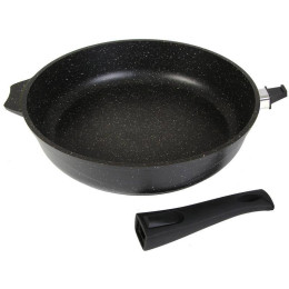 Сковорода 30см Гранит black со съемной ручкой
