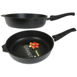 Сковорода 30см Гранит black со съемной ручкой