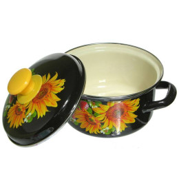 Набор кастрюль "Даша-1" 1,5л, 2,3л, 3л коричневый