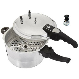 Скороварка 7л с функцией пароварки "Чудо-70 О" алюминиевая, оксидированное покрытие