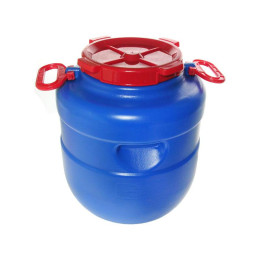 Бочка 40л Дачная круглая цветная
