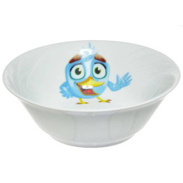 Салатник 360мл форма Голубка Радужные птички