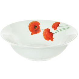 Салатник 600мл 17,5см Маков цвет эконом 71277
