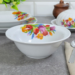 Миска 550мл форма Идиллия Майский букет