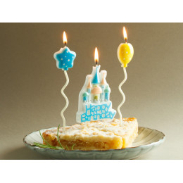 Свечи для торта 16см парафин