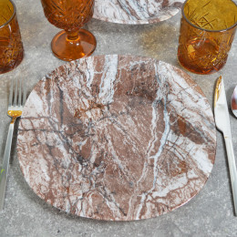 NEO CARINA MARBLE CHOCOL Столовый сервиз 19 предметов 92304