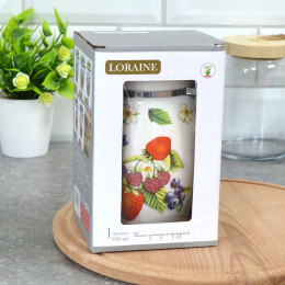 Банка для сыпучих 900мл "Ягоды" LR 26278