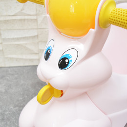 Горшок детский "Зайчик" Lapsi светло-розовый