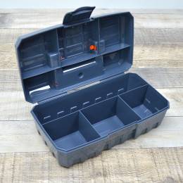 Ящик для инструментов Blocker Techniker 9" серо-свинцовый/оранжевый