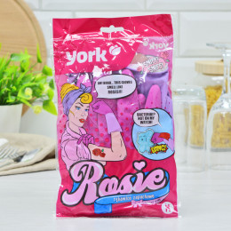 Перчатки резиновые ароматизированные Роза YORK M