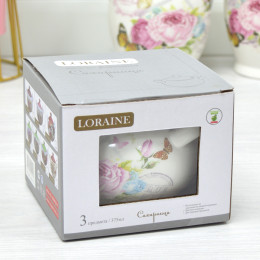 Сахарница 375мл с ложкой "Батерфляй" LR 26320