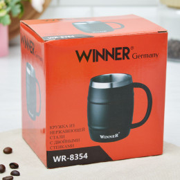 Кружка 450мл нержавеющая сталь WR-8354