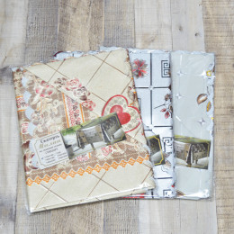 Скатерть 110*140см виниловая "Милан", в ассортименте