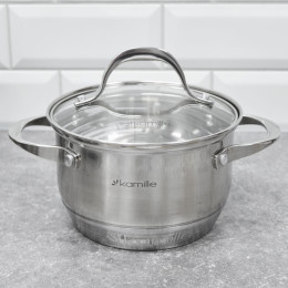 Набор кастрюль 6 предметов 1,8л; 2*2,3л; 2*3,3л; 5,8л нерж, 7-ми слойное дно