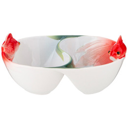 Менажница 2-х секционная "Золотая рыбка" 17см