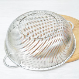 Дуршлаг 28см нержавеющая сталь с двумя ручками