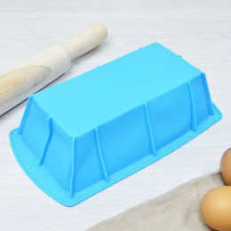Форма для выпечки хлеба силиконовая 21*8*18см, высота 7см