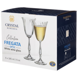 Набор бокалов для вина 6шт 185мл "Fregata Optic"