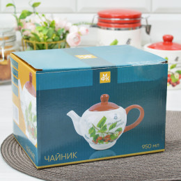 Чайник заварочный 0,95л "Вишня"