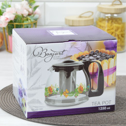 Чайник заварочный 1,25л с рисунком 430-1258