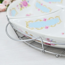 Менажница 4-х секционная, 31*36,9*6,5см R-070114