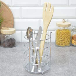 Подставка для столовых приборов 11,5*11,5*17см "Filo di ferro"