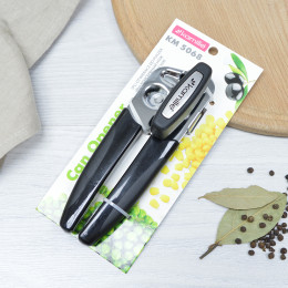 Консервооткрыватель 16,5см с двумя пластиковыми ручками