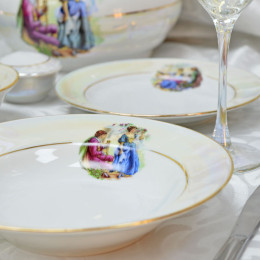 Столовый сервиз 37 предметов 2Т 12 персон форма Идиллия Мадонна