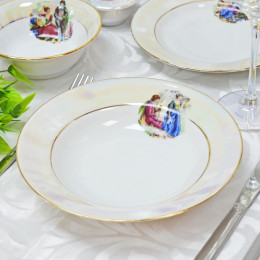 Столовый сервиз 37 предметов 2Т 12 персон форма Идиллия Мадонна