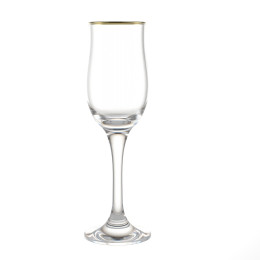 Набор бокалов для вина 6шт 200мл 1712-З4 Золотая кайма