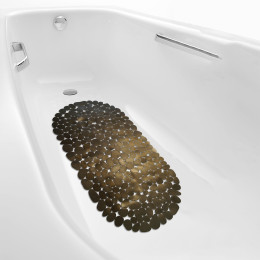 Коврик для ванны "Лунный камень" 36х69 см цвет античная латунь 7066-antique-brass