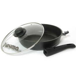 Сковорода 24см Престиж со съемной ручкой и стеклянной крышкой