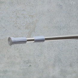 Карниз для ванной 110-200см нерж.сталь SCR-2S