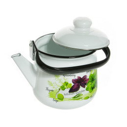 Чайник 2,5л эмалированный Базилик