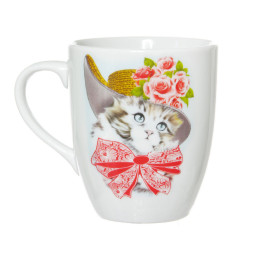 Кружка 300мл форма Челси Кошки ретро