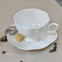 Чайная пара 250мл форма Елена Без деколи