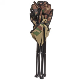 Кресло складное с подлокотникам в чехле до 100кг 48*48*78см, хаки