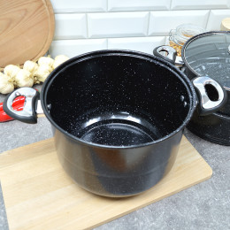 Пароварка 2-х уровневая 24см из углеродистой стали