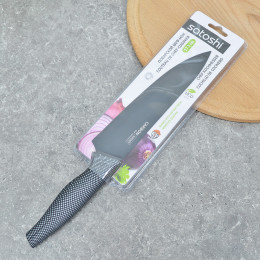 Нож кухонный 17,5см с антиналипающим покрытием Карбон