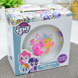 Набор детской посуды 3 предмета "My Little Pony"