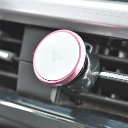 Держатель автомобильный для смартфона HOCO, CA3, пластик, черный с серой вставкой