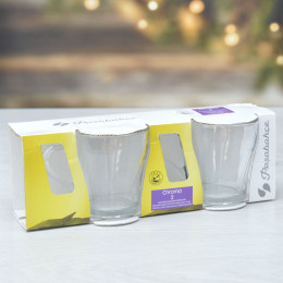 Набор кружек "Chroma" 2шт 260мл, закаленное стекло