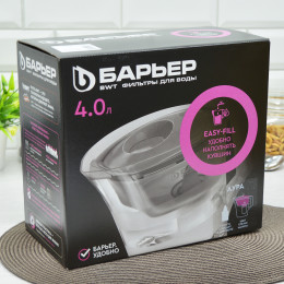 Барьер кувшин Аура 4л спелая малина