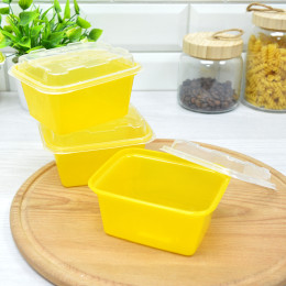 Набор контейнеров для заморозки 3шт Zip mini лимон