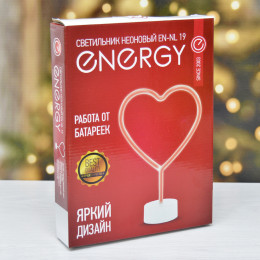 Светильник неоновый Energy EN-NL 19, 0,65Вт 30см "Сердце"