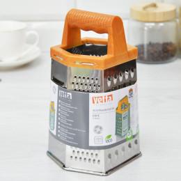 Терка 6-ти гранная 20см нержавеющая сталь Vetta под дерево