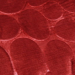 Коврик для туалета Камни 50*50см бордовый