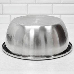 Миска 34см нержавеющая сталь YK-M242